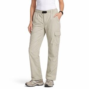 MEC Mountain Equipment Co-op Women's Large Nylon Cargo Hiking Pants Beige Canada